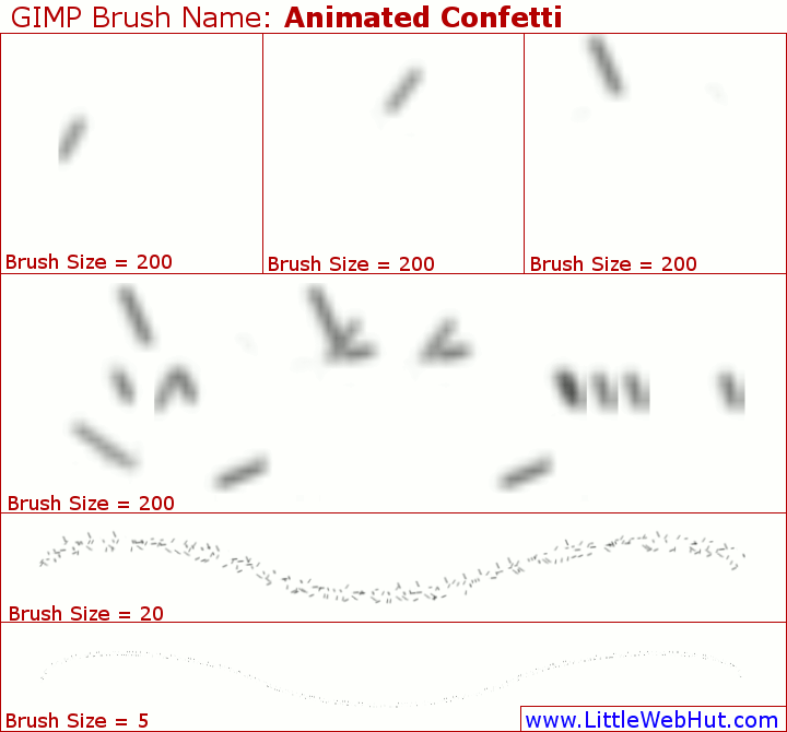 Animated Confetti Brush