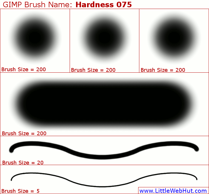 Hardness 075 Brush