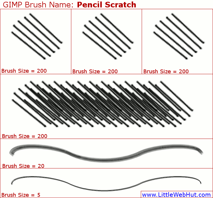 Pencil Scratch Brush