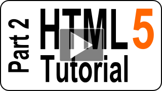 HTML5 Tutorial part 2