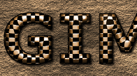 GIMP 2.8 Metal Text On A Stone Wall