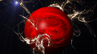 GIMP 2.8 Stormy Planet