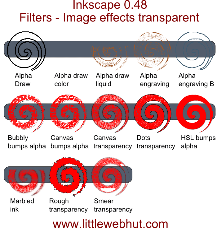 image effects transparent filters